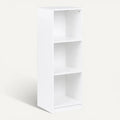 **Technische titel in het Nederlands: "Witte open kast met drie planken"**