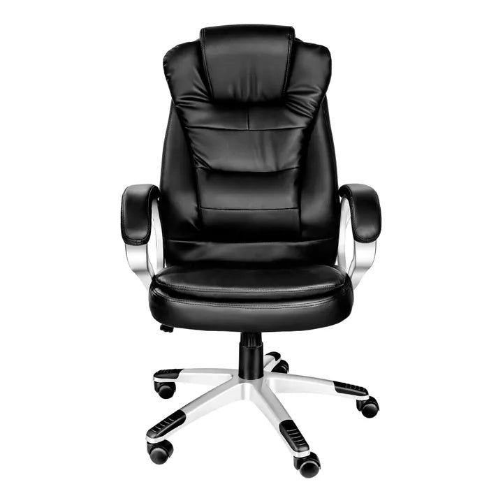 **Technische titel in het Nederlands: Ergonomische Zwarte Bureaustoel met Verstelbare Hoogte en Ondersteuning**